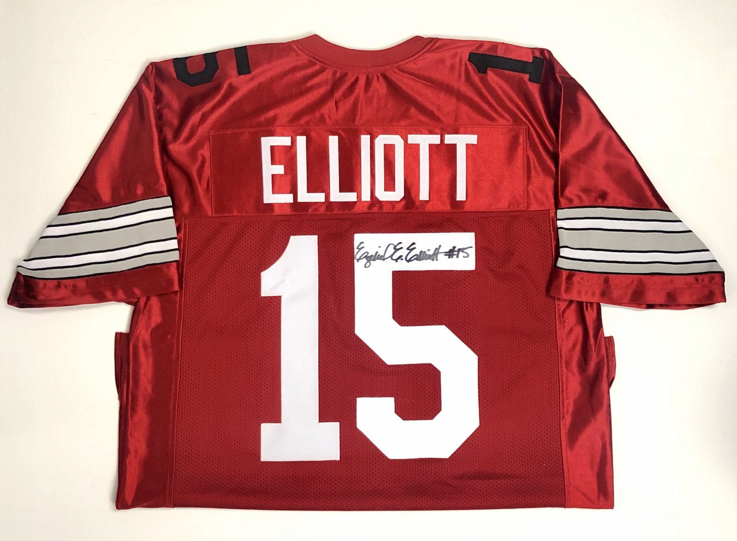 Ezekiel Elliott Ohio State Buckeyes Autographed Signed Jersey