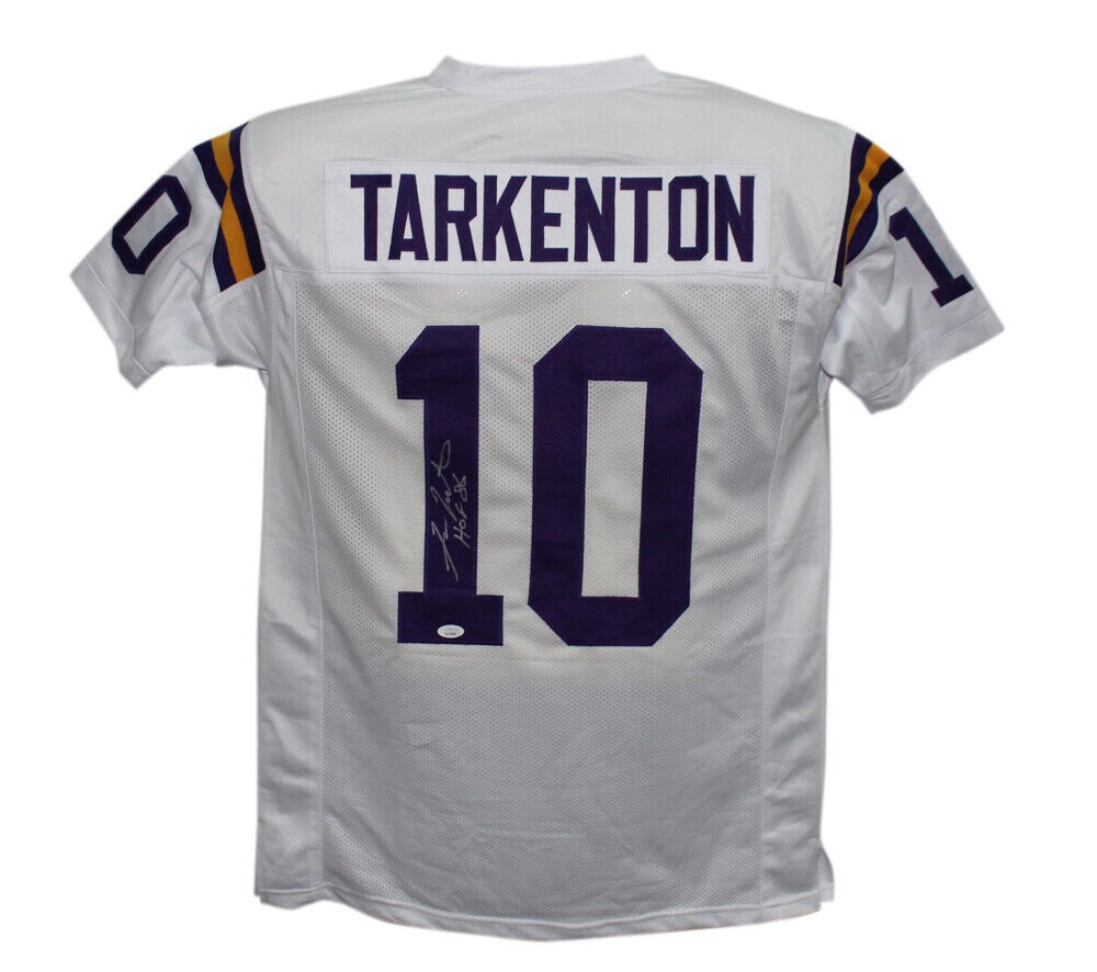 Fran Tarkenton Autographed Signed Pro Style White Xl Jersey JSA