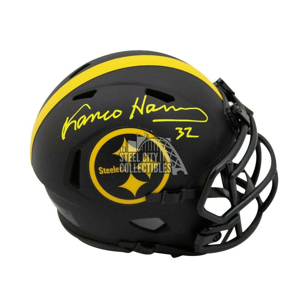 franco harris signed football