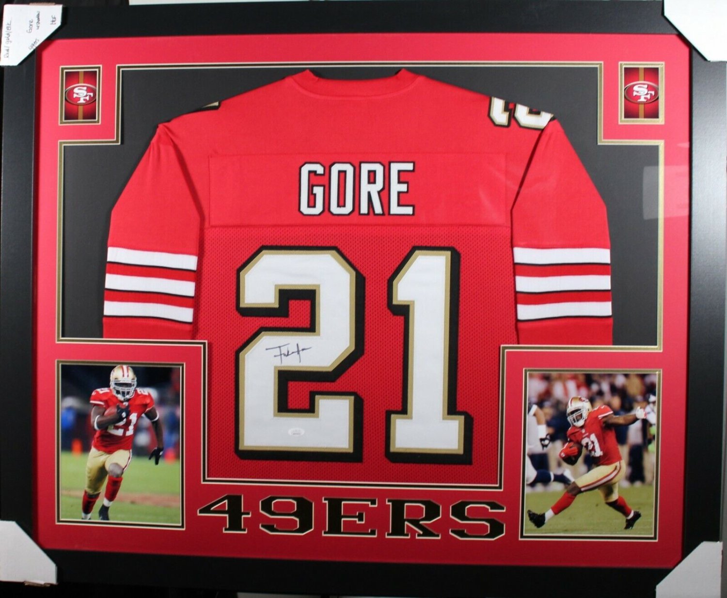 Frank Gore Signed Jersey (JSA)