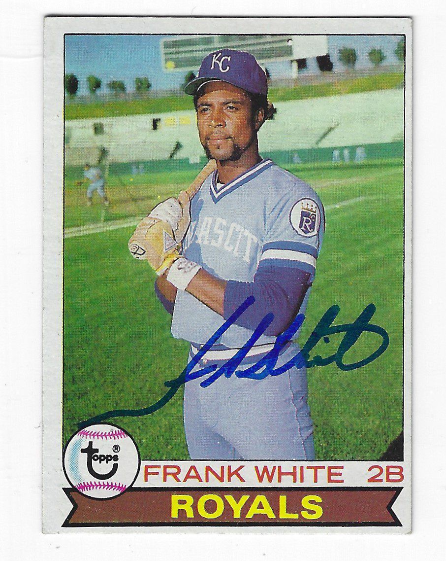 Frank White Autographed Card