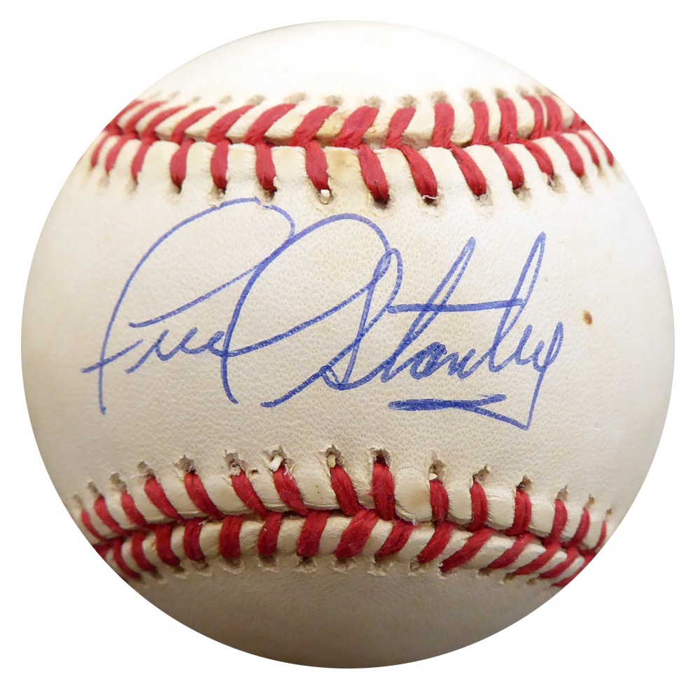 Fred Stanley Autographed Signed AL Baseball New York Yankees Beckett