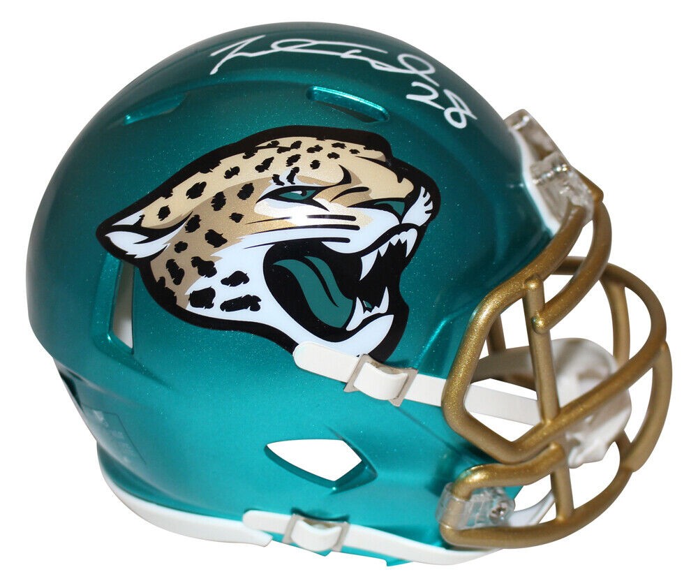 Fred Taylor Autographed Signed Jacksonville Jaguars Flash Mini Helmet  Beckett