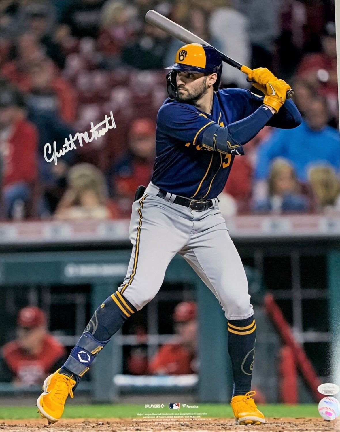 Garrett Mitchell Autographed Signed Brewers Outfield Prospect