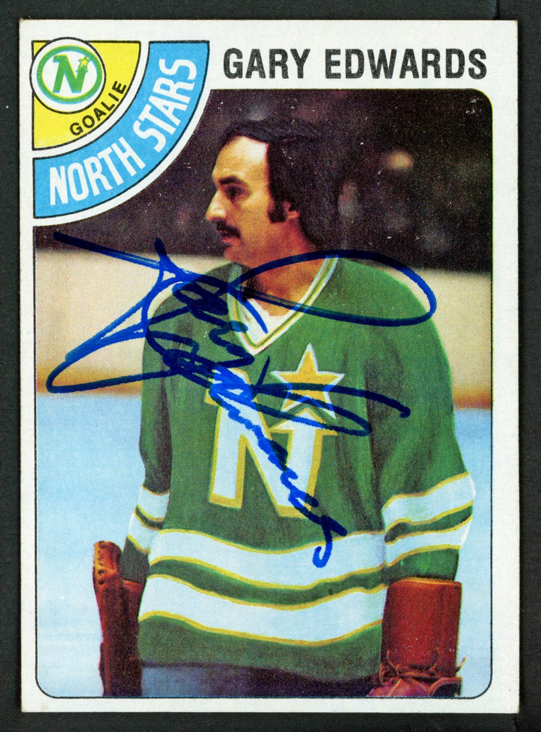 Gary Edwards Autographed Signed 197879 Topps Card 6 Minnesota North