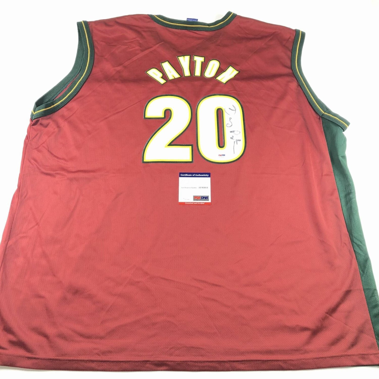 Gary payton signed jersey