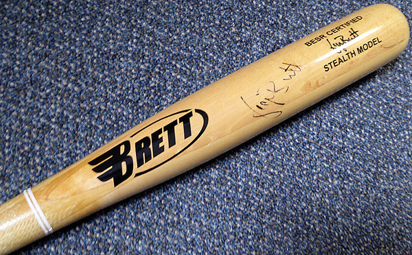 george brett signed bat