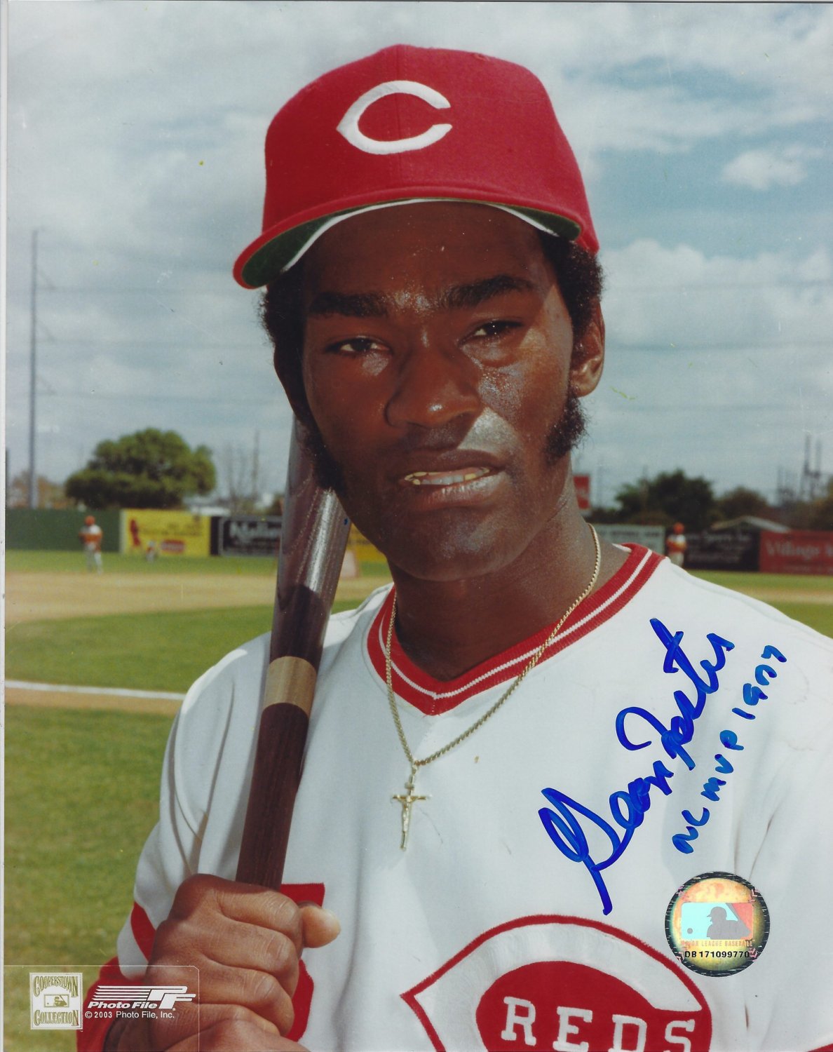 George Foster Autographed Signed Nl MVP 1977 8X10 Cincinnati