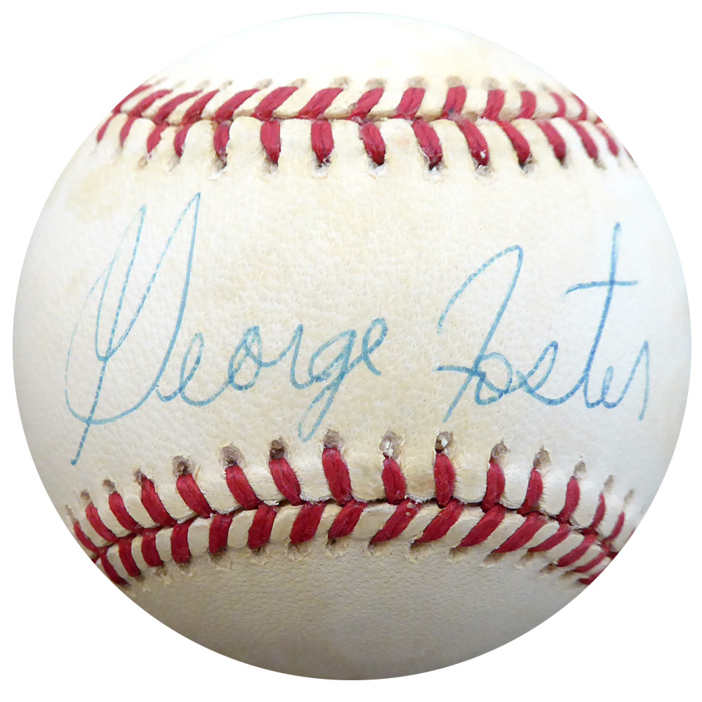 Foster Autographed Signed Official NL Baseball Cincinnati Reds