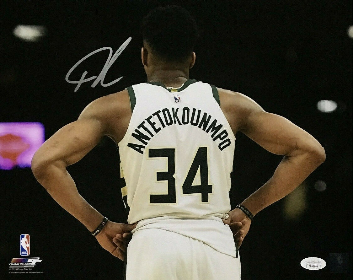 Giannis Antetokounmpo Autographed Signed Bucks 11X14 Photo Autograph