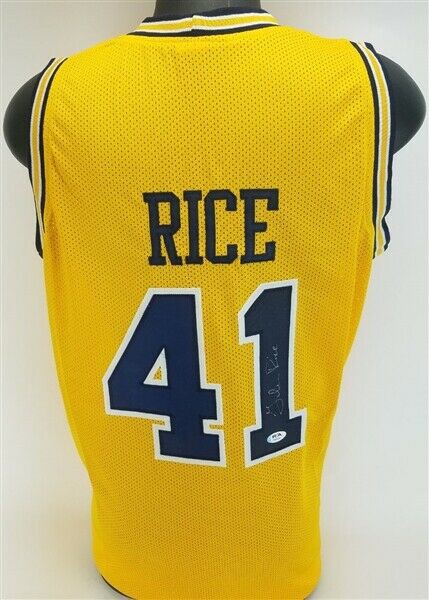 Glen Rice Autographed Signed Michigan Wolverines Jersey (PSA/DNA COA