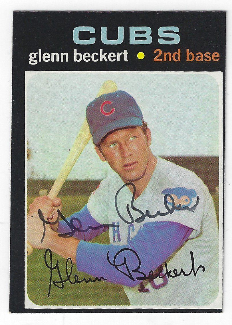 Glenn Beckert Autographed Memorabilia