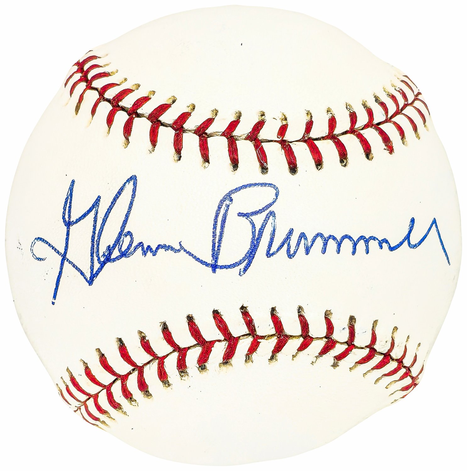 Glenn Brummer Autographed Signed Official Little League Baseball St. Louis  Cardinals Beckett Beckett Qr #Bh040932