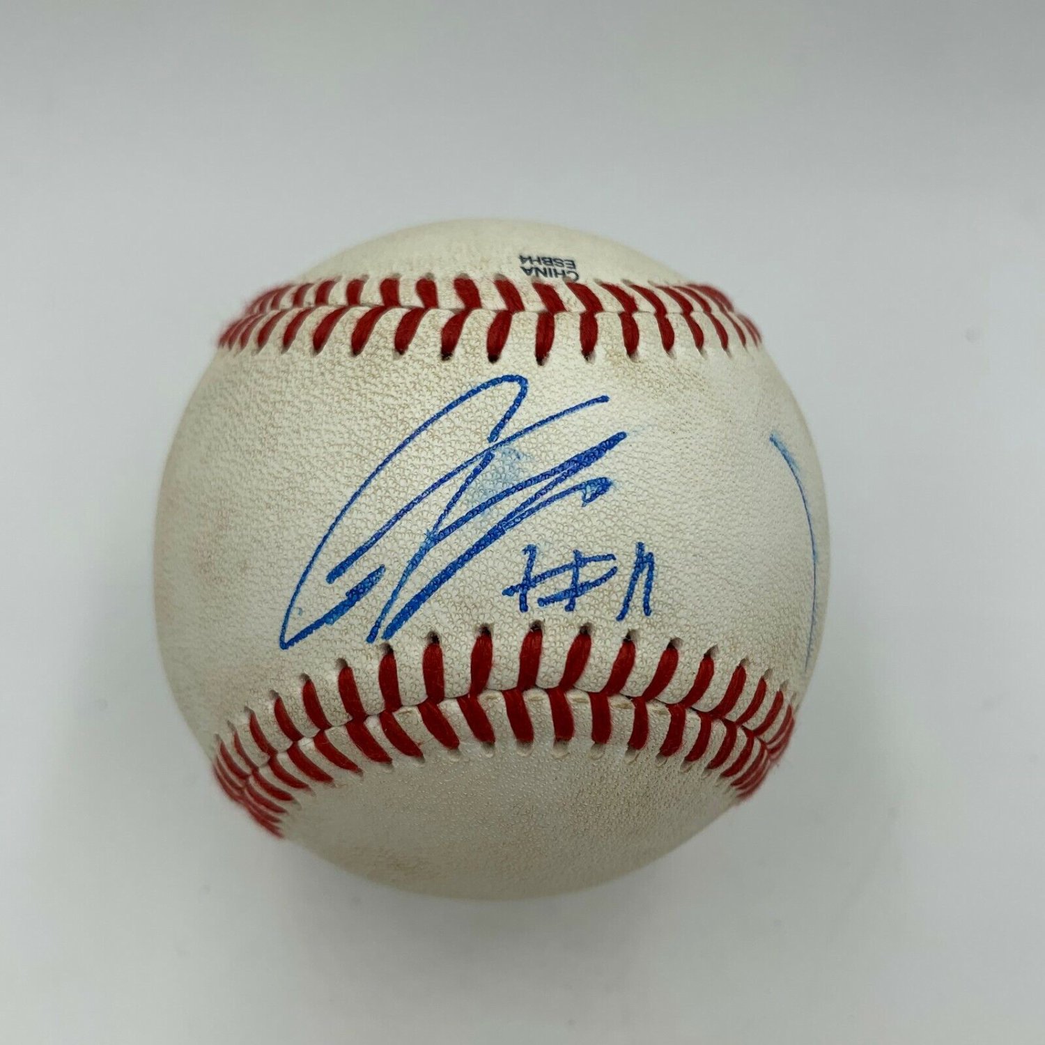 Gleyber Torres Autographed Signed Pre Rookie Game Used Minor