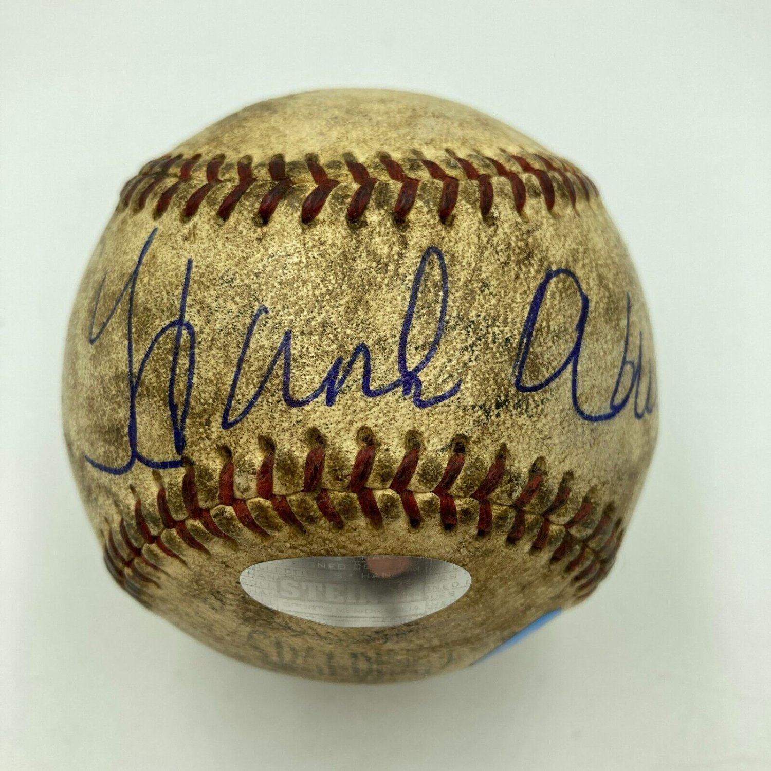 Hank Aaron Autographed Ball - Official National League PSA DNA COA
