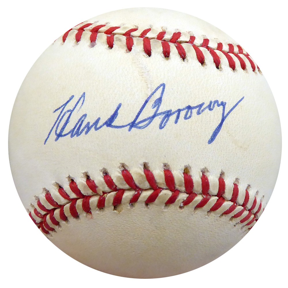 Hank Borowy Autographed Signed Official Al Baseball New York Yankees