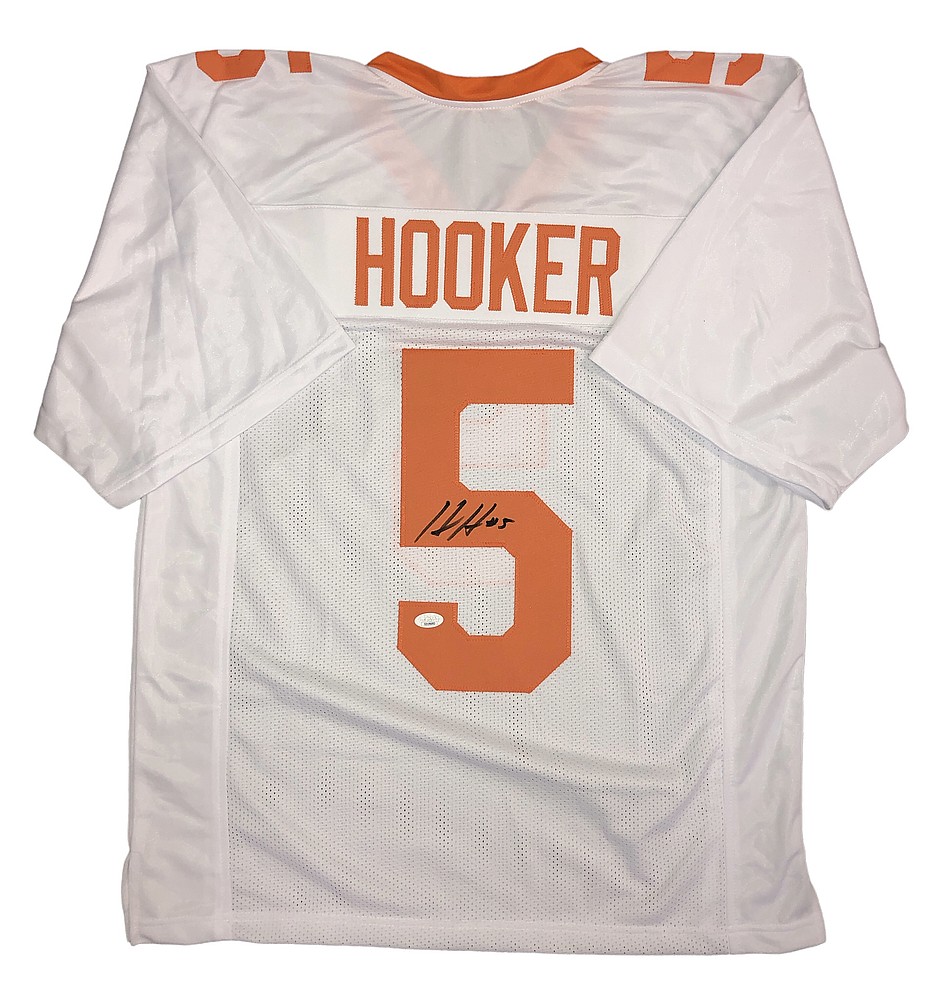 TENNESSEE VOLUNTEERS HENDON HOOKER AUTOGRAPHED SIGNED WHITE JERSEY JSA COA