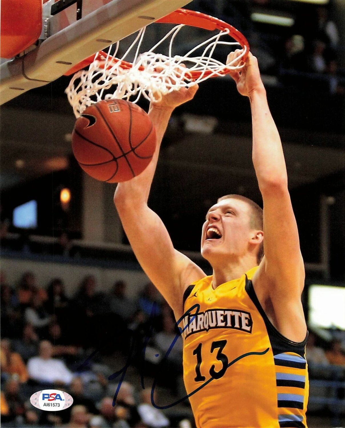 Henry Ellenson Autographed Signed 8X10 Photo PSA/DNA Marquette Golden Eagles