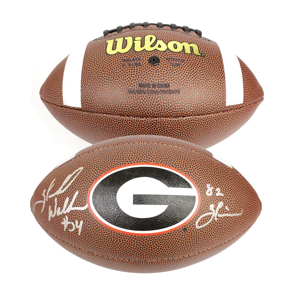 Herschel Walker Georgia Bulldogs Autographed Signed Wilson Logo
