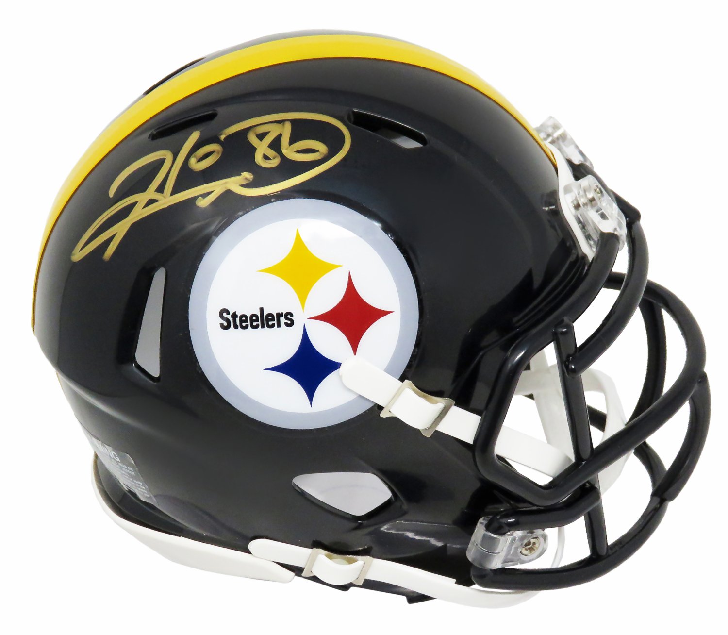 Hines Ward Autographed Signed Pittsburgh Steelers Riddell Speed Mini Helmet