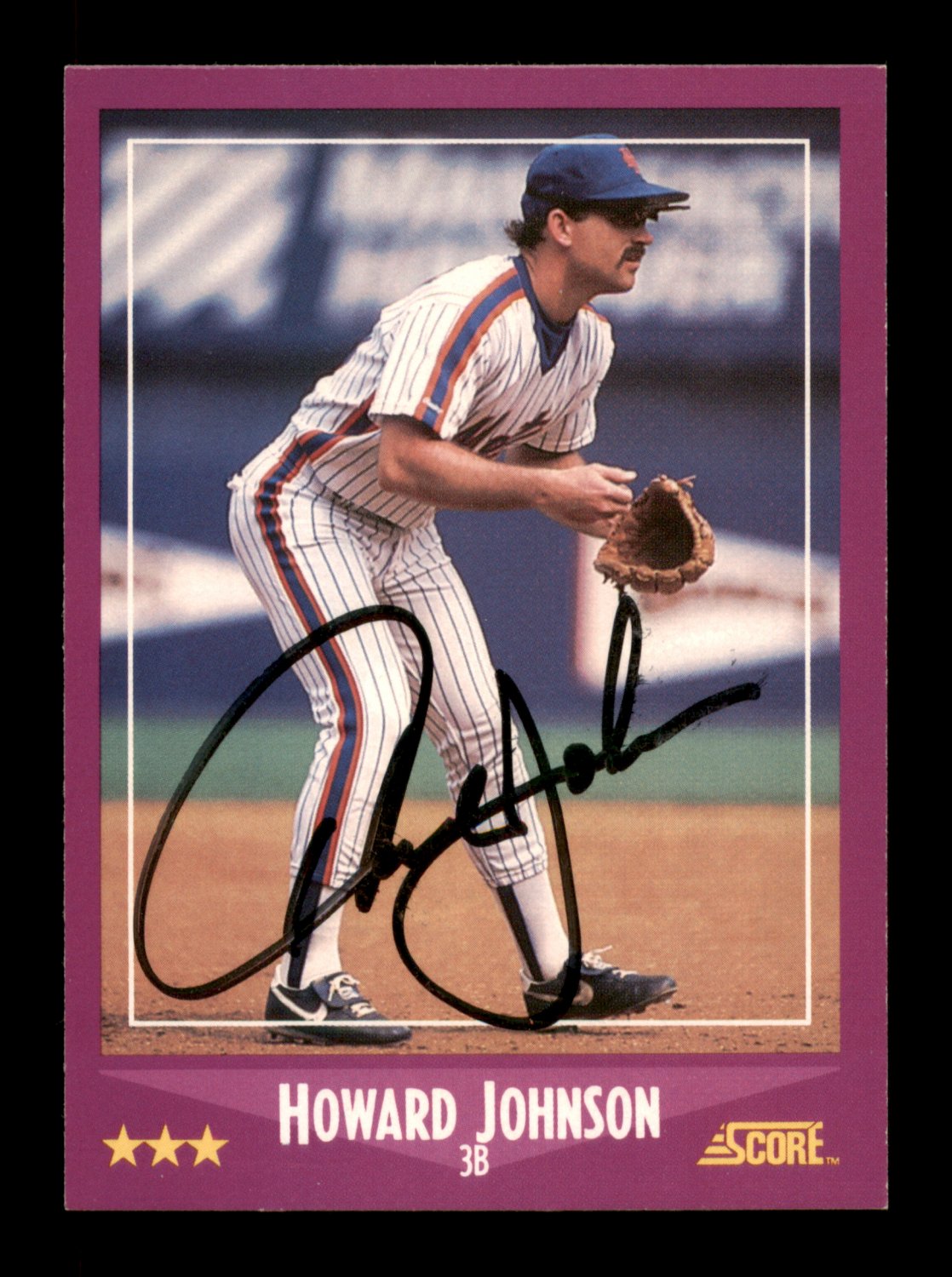 Howard Johnson Autographed Signed 1988 Score Card #69 New ...