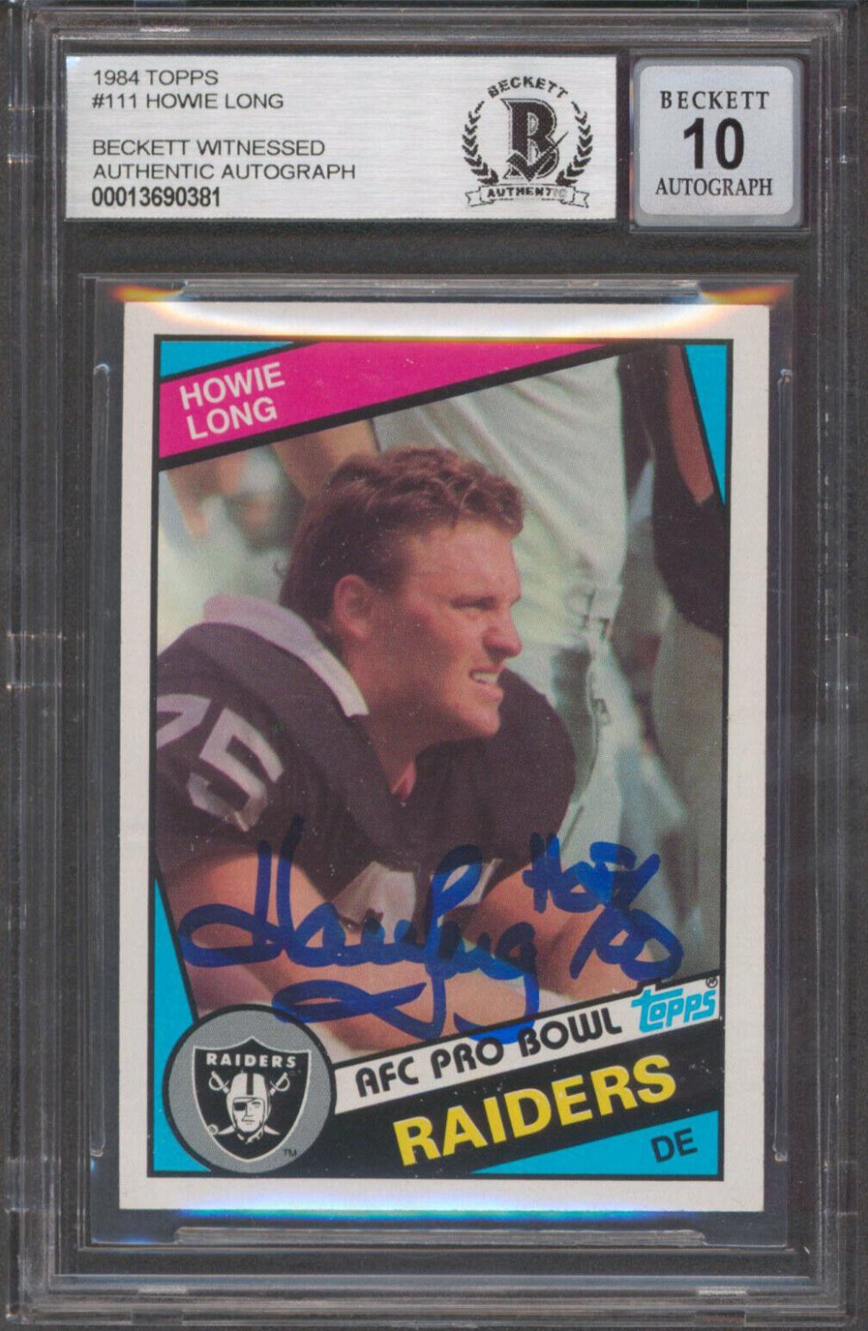 Howie Long Memorabilia, Autographed Howie Long Collectibles