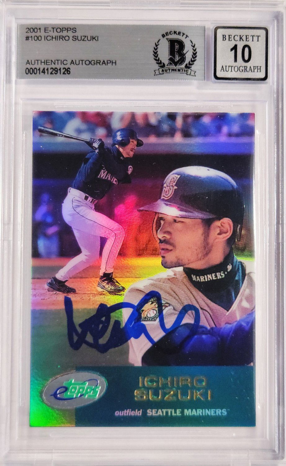 Ichiro Suzuki Autographed Signed Framed Seattle Mariners 