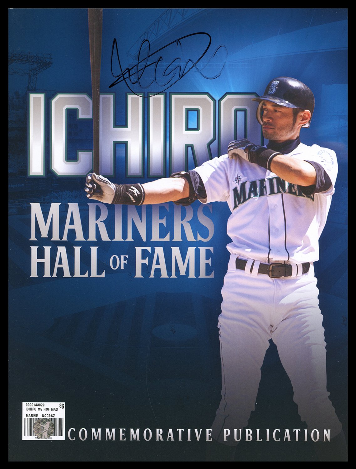 Ichiro Suzuki Autographed Signed Seattle Mariners Hall Of Fame