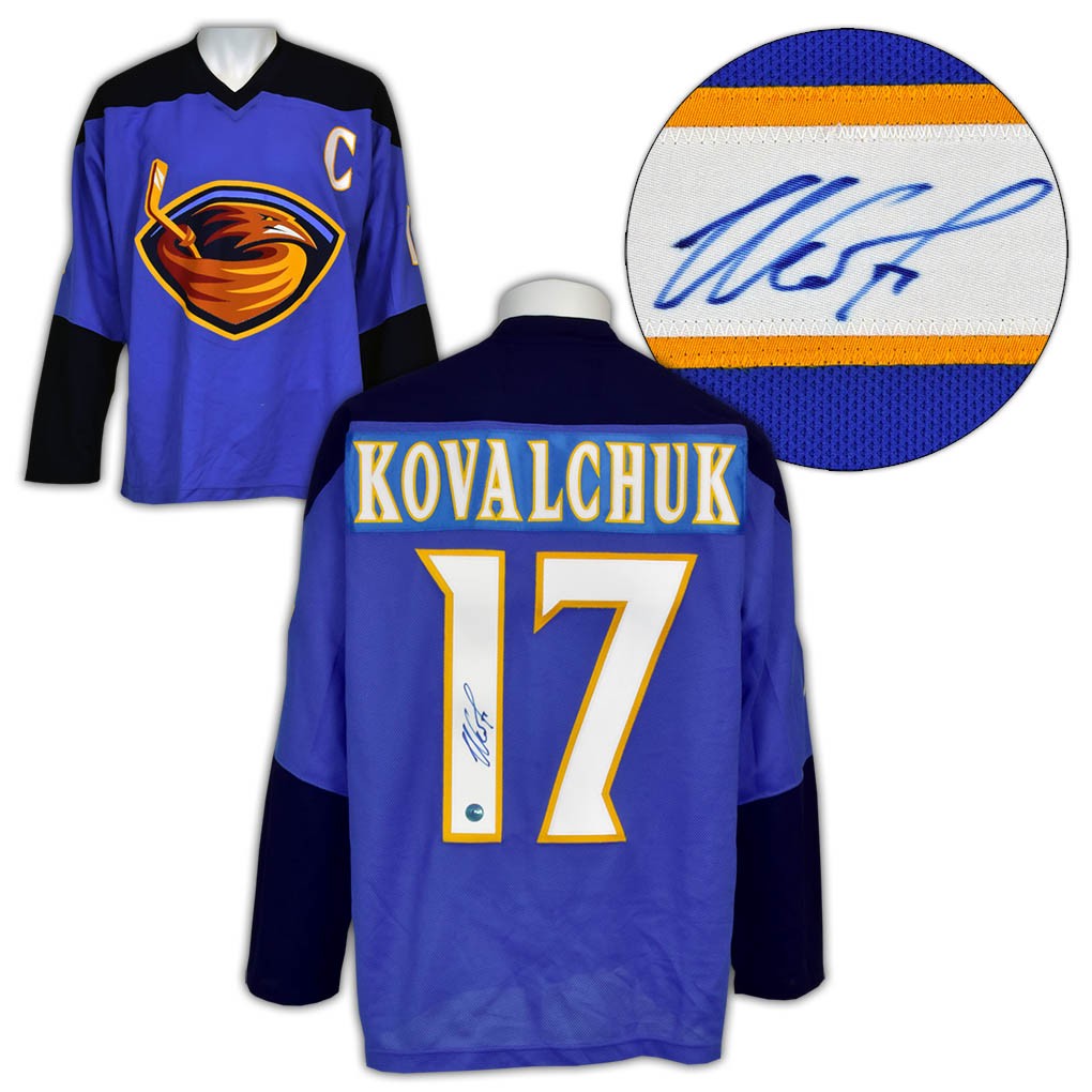 Ilya Kovalchuk Autographed Authentic Atlanta Thrashers Home Jersey Reebok  Edge 1.0 56