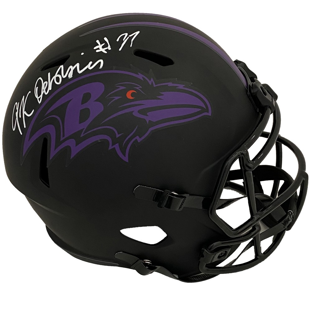 J.K. Dobbins Autographed Signed Baltimore Ravens Full Size Riddell