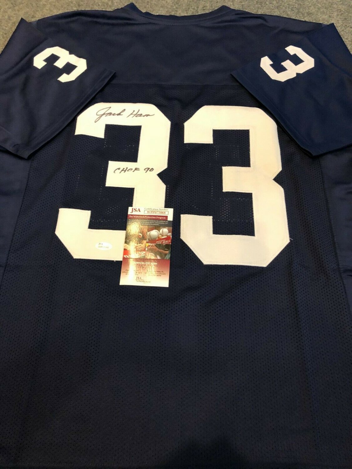 jack ham autographed jersey