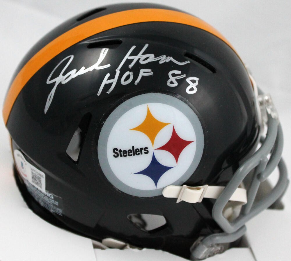 Jack Ham Autographed Signed Steelers 63-76 Speed Mini Helmet W/HOF