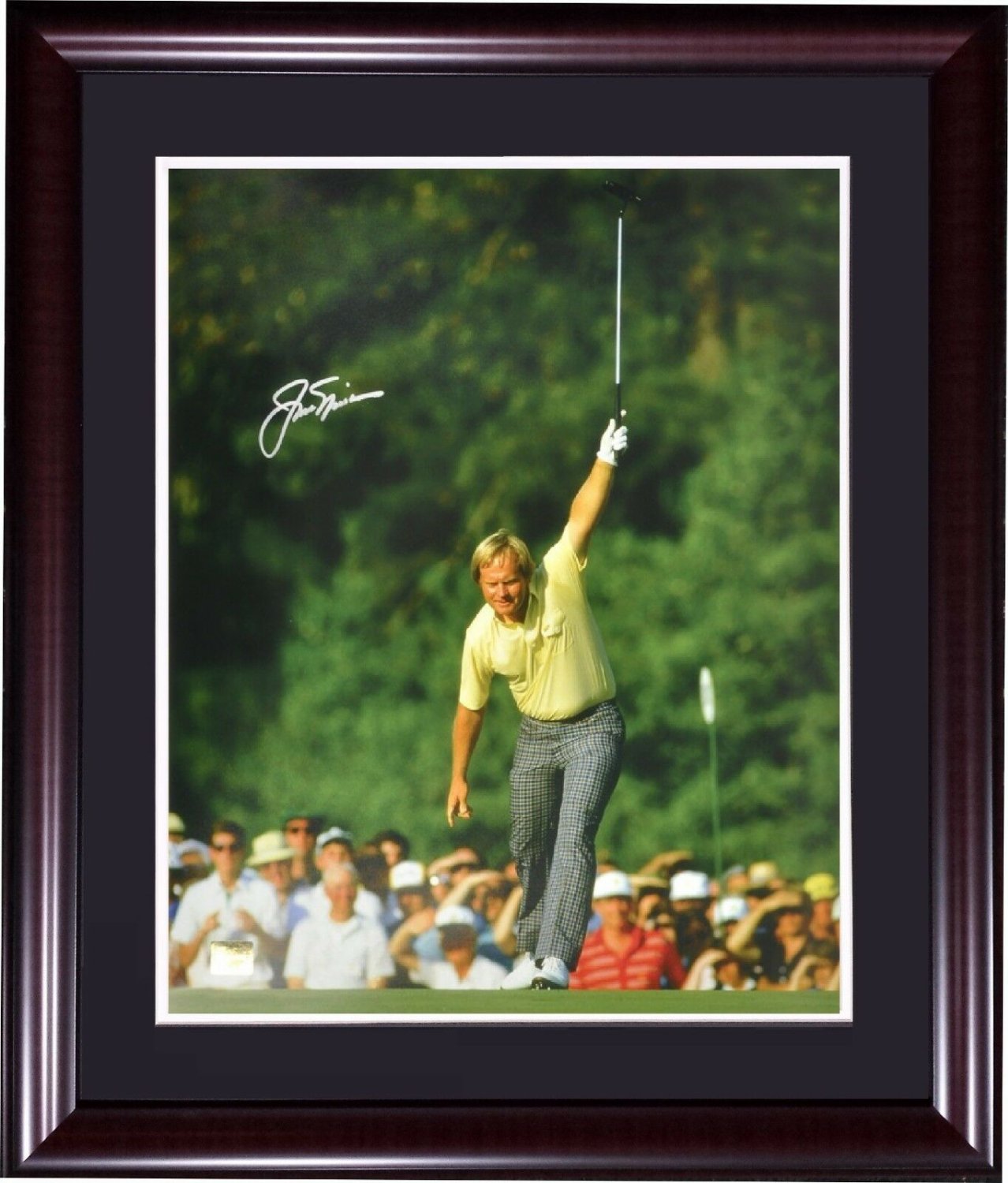 Jack Nicklaus Autographed Signed 1986 Masters 16X20 Photo Framed Fanatics COA Mint Autograph