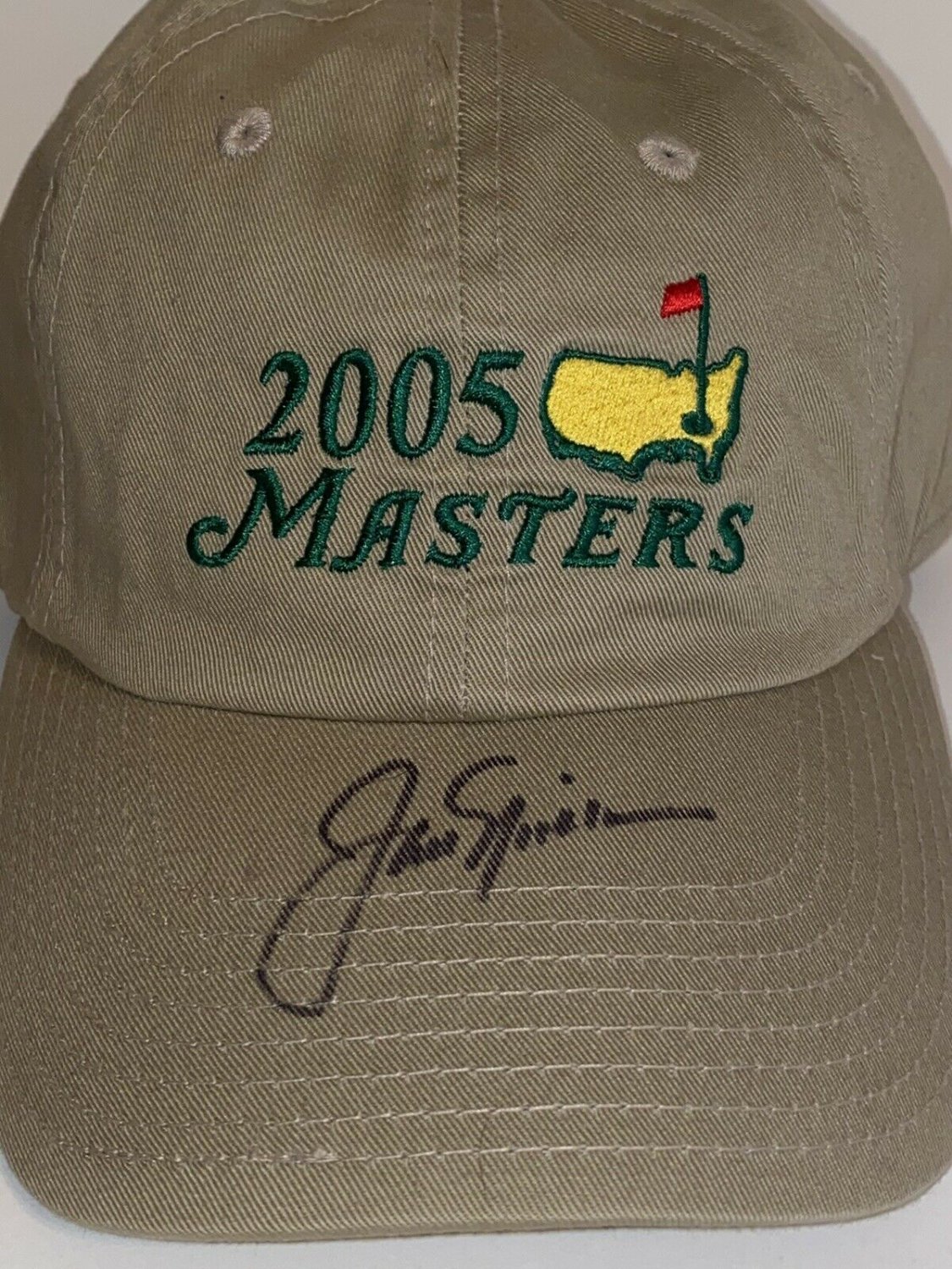 Jack Nicklaus Autographed Signed Hat PSA/DNA Masters Golf 2005 Autographed HOF