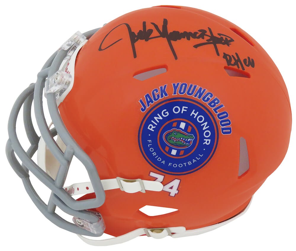 Jack Youngblood Autographed Signed Florida Gators Ring of Honor Logo