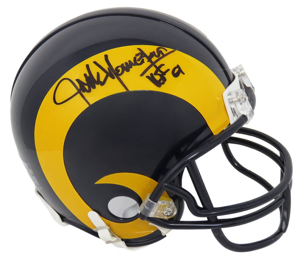 Jack Youngblood signed LA Rams white throwback Riddell helmet with 'HF –  GSSM