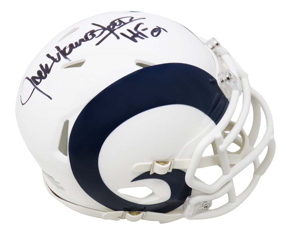Los Angeles Rams White Matte Authentic Speed Helmet New In Box