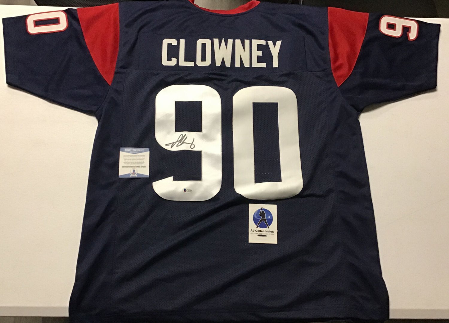Jadeveon Clowney Autographed Signed /Signed Houston Texans Jersey ...