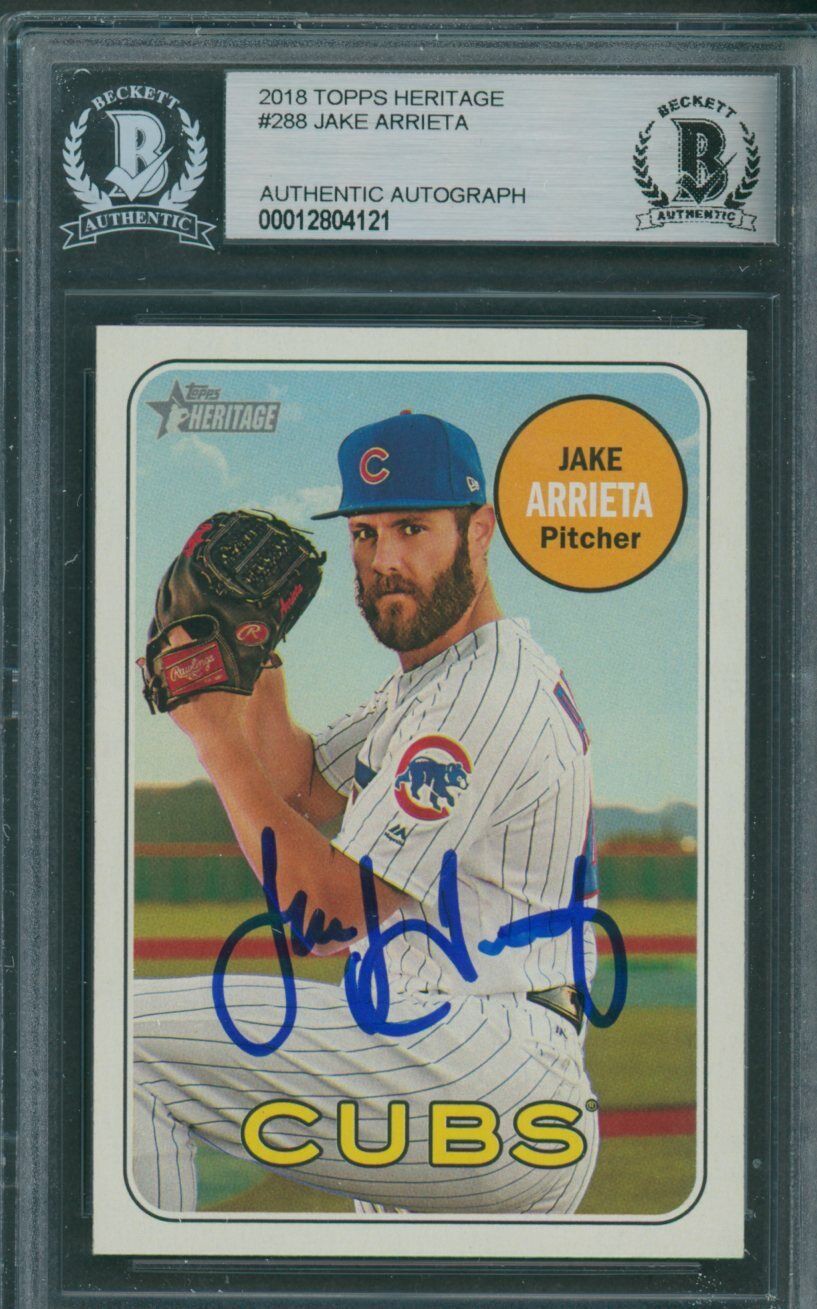 Jake Arrieta Autographed Framed Cubs Jersey