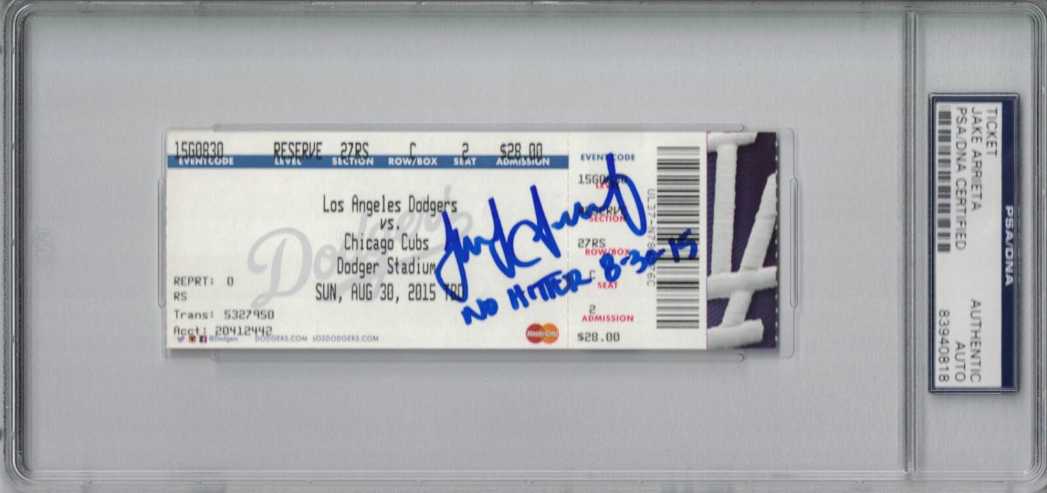 Jake Arrieta Autographed Framed Cubs Jersey