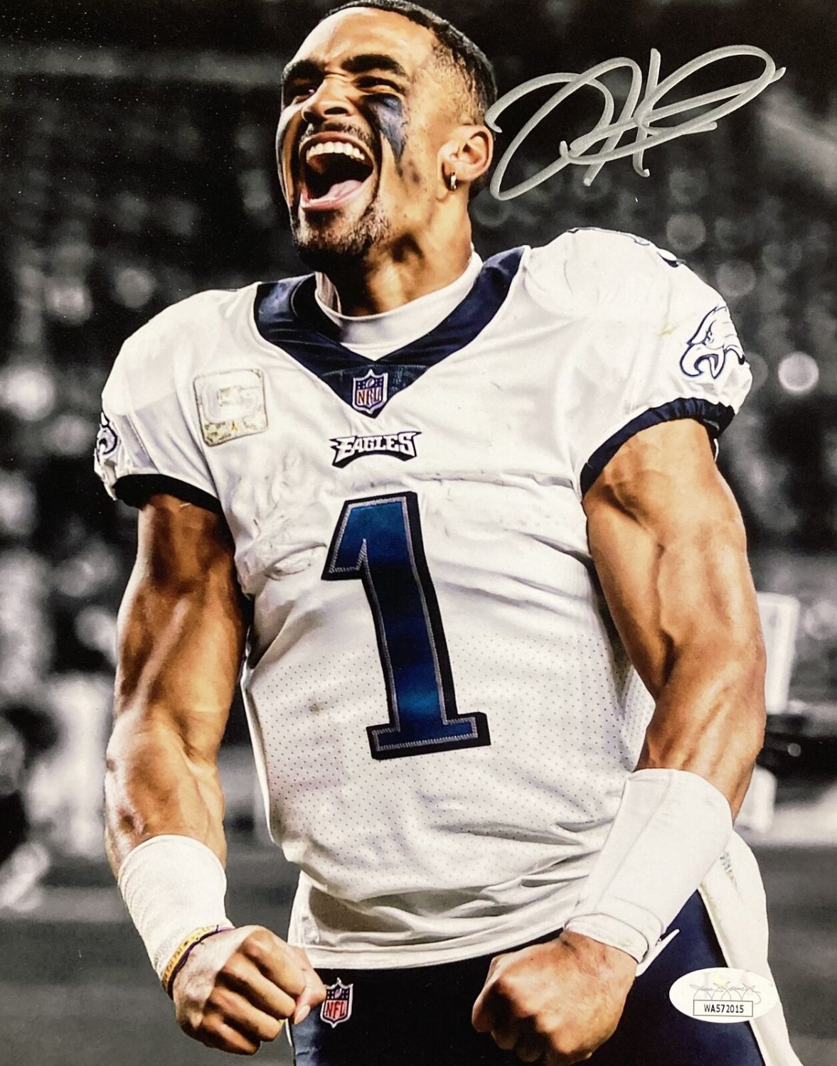 Jalen Hurts Autographed Signed 8X10 Philadelphia Eagles White