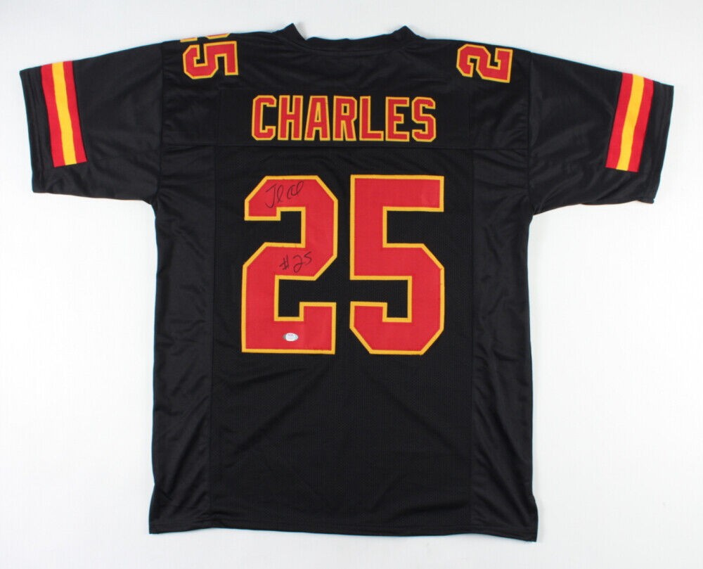 Jamaal Charles Autographed Signed Kansas City Chiefs Jersey (PSA COA) 4Xpro  Bowl R.B.