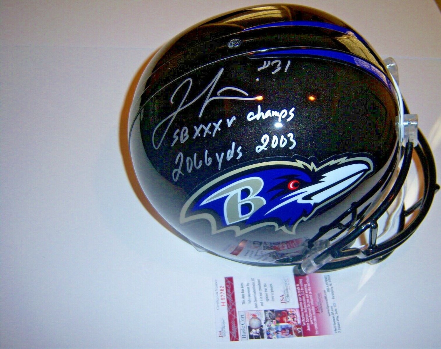 Signature Series NFL Baltimore Ravens Autograph Full Size Football