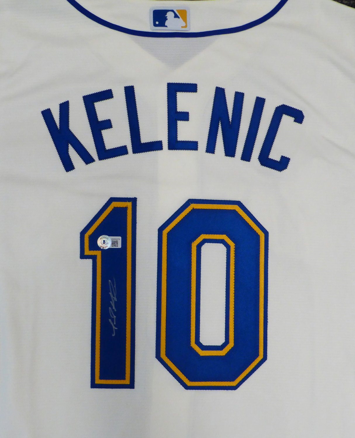 Jarred Kelenic Autographed Signed Seattle Mariners Cream Nike Jersey Size  Xl Beckett Beckett Qr #Ww54379
