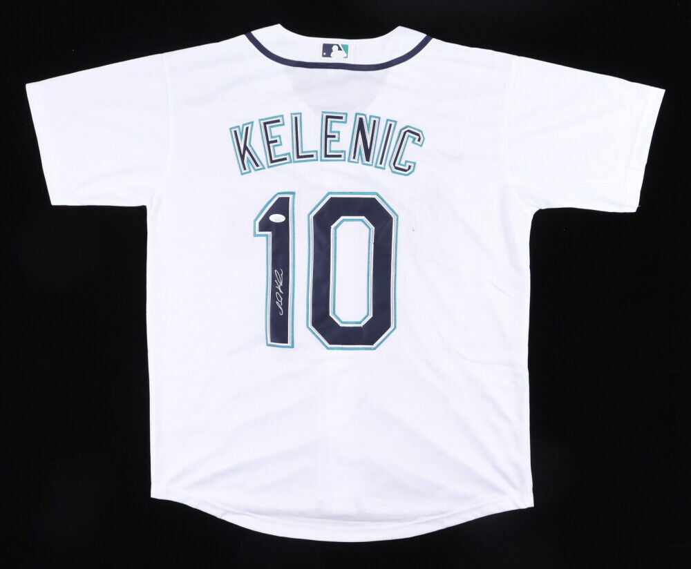 Jarred Kelenic Autographed Signed Seattle Mariners Custom Style Jersey (JSA  COA) O.F