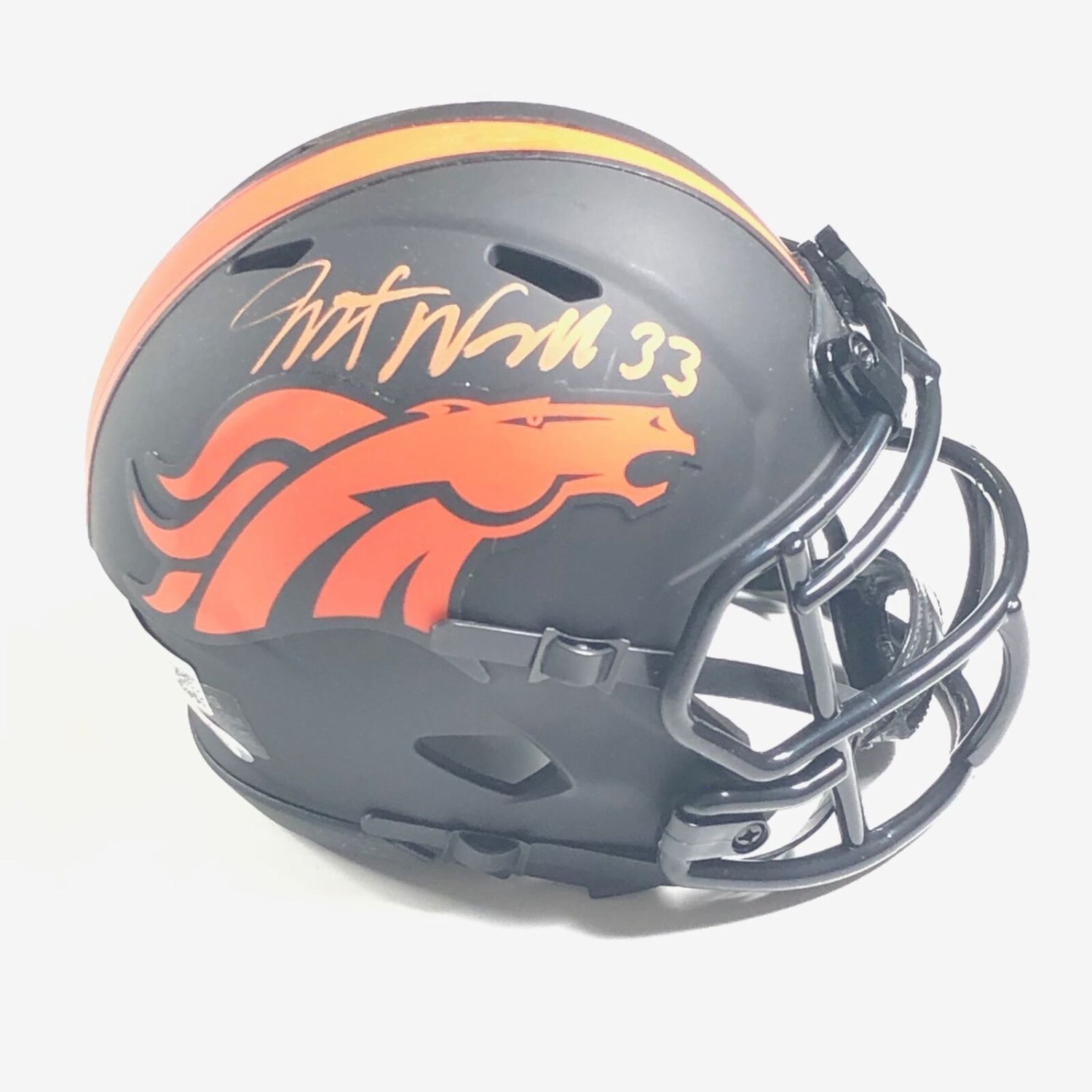 Javonte Williams Autographed Signed Mini Helmet PSA/DNA Denver Broncos