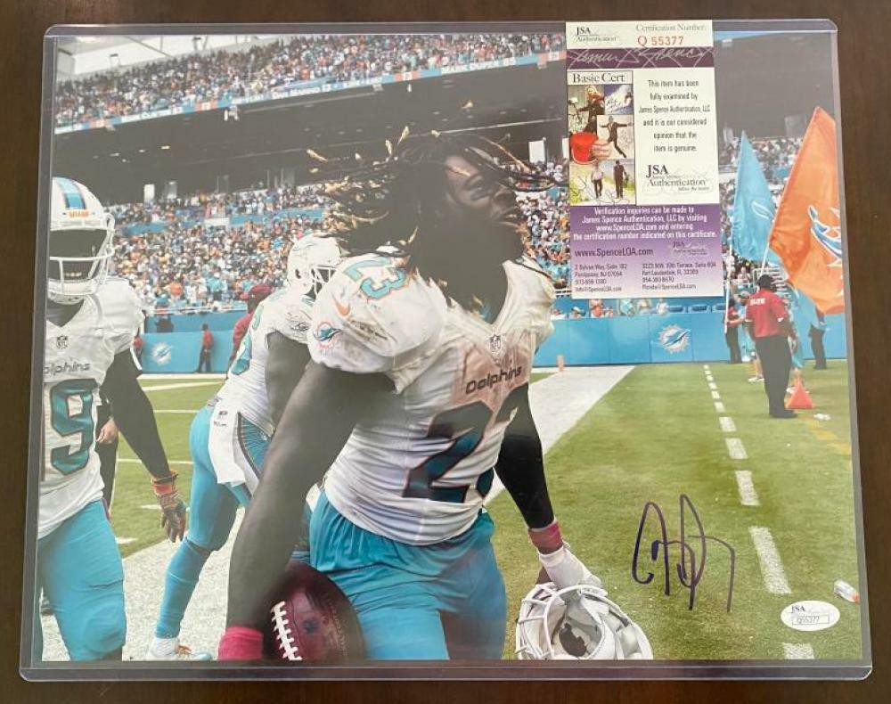 Jay Ajayi Autographed Signed Miami Dolphins Photo 11X14 JSA