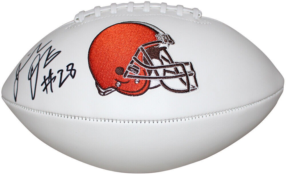 Jeremiah Owusu-Koramoah Autographed Signed Jeremiah Owusu-Koramoah  Cleveland Browns Logo Football Beckett