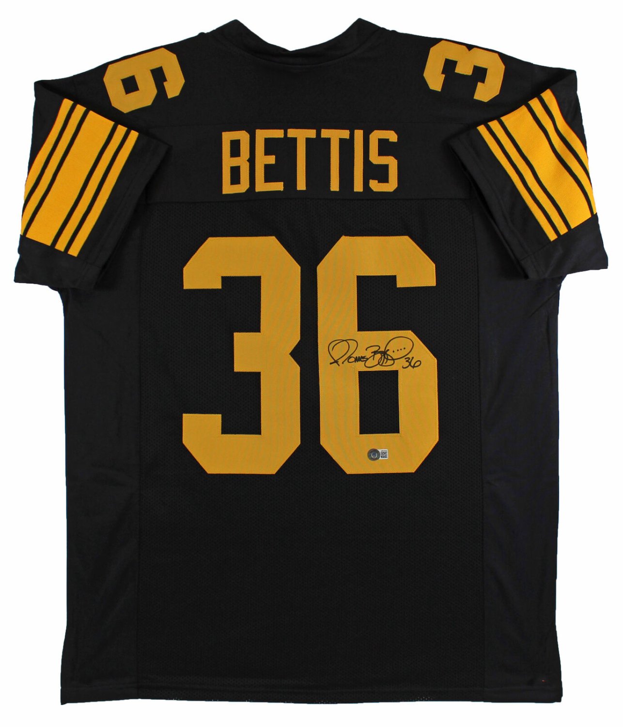 Jerome Bettis Autographed SIGNED Jersey - Beckett Authentic - Black