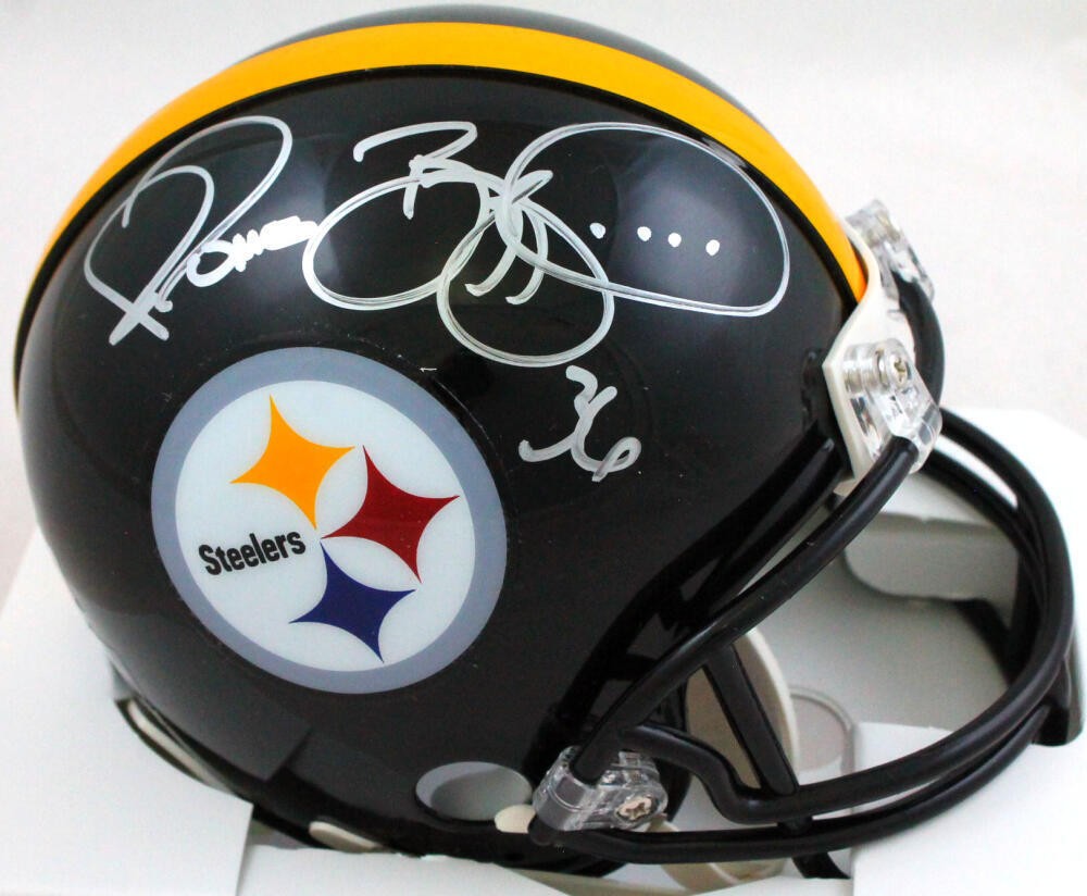 Jerome Bettis Autographed Signed Pittsburgh Steelers Mini Helmet - Beckett  W Hologram